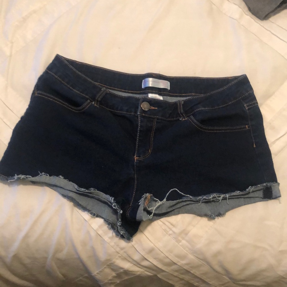 Blue jean shorts